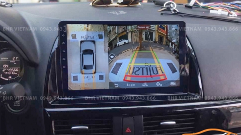 Màn hình DVD Android liền camera 360 Mazda CX5 2013 - 2016 | Fujitech 360 
